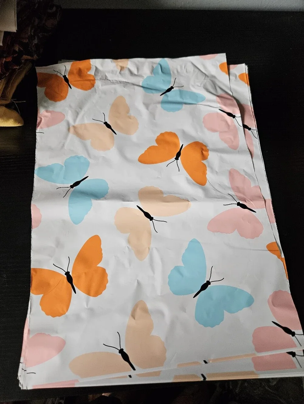 Butterfly Print Polymailer Packages